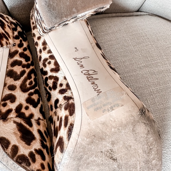 Sam Edelman Stillson Leopard Calf-Hair Pumps - SIZE 8 - Picture 8 of 12